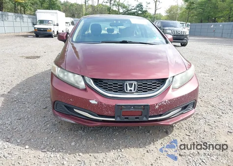 2013 Honda Civic Lx из США, поврежденный, VIN 19XFB2F55DE219617